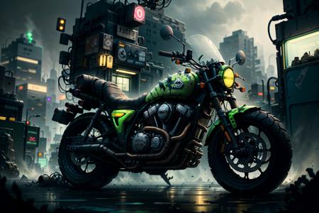 00135-1546069237-ToxicPunkAI motorbike in cyberpunk street city at night neons rain fog, detailed, intricate.png